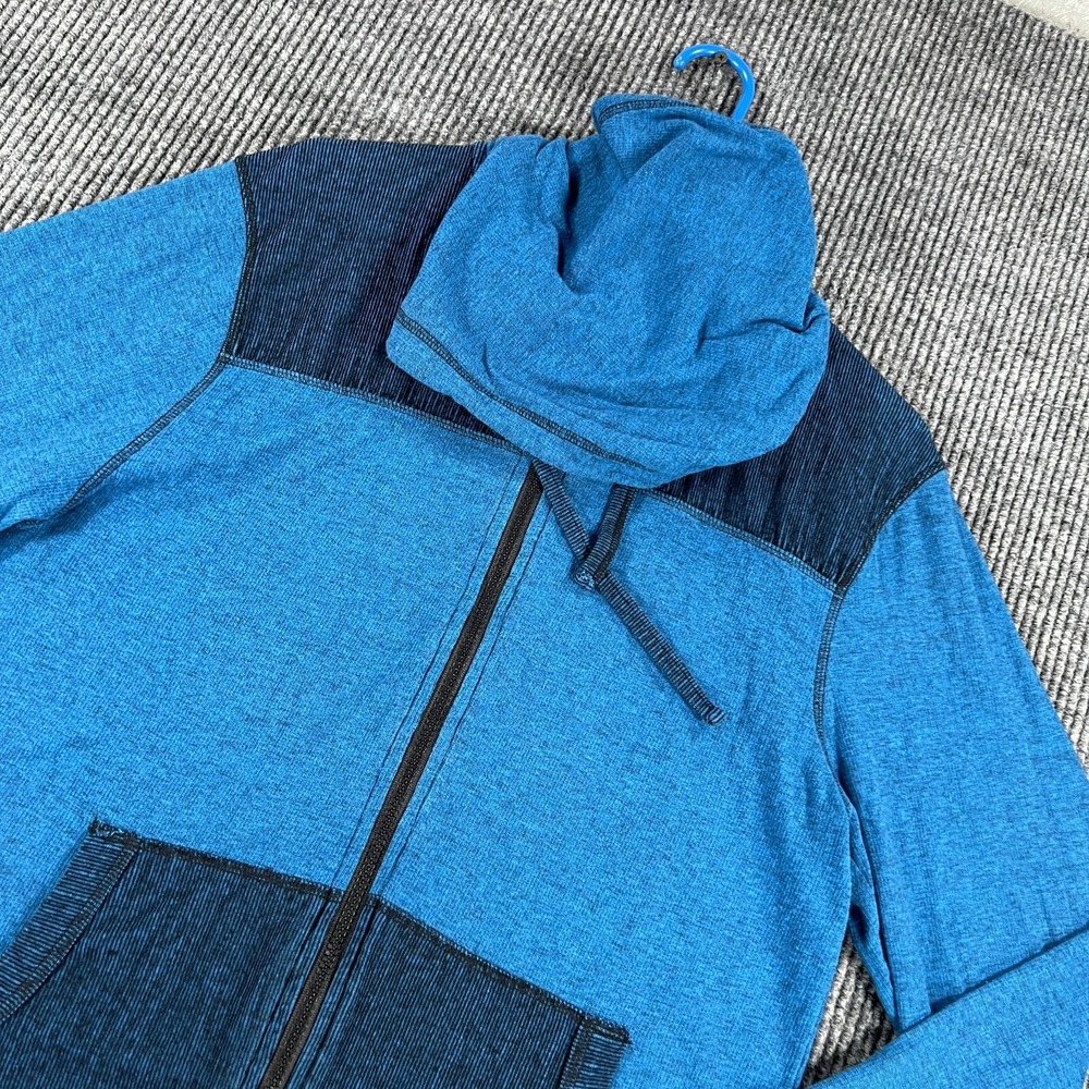 BKE Sweatshirt Jacket Mens Large Red Long Sleeve Standard Fit Hooded Full Zip